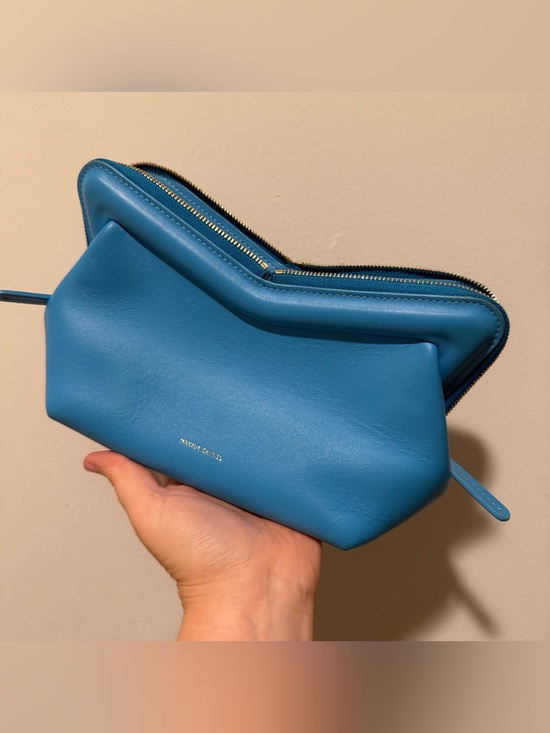Mansur Gavriel Handbags - Mansur Gavriel Blue Mini M Frame Crossbody Bag